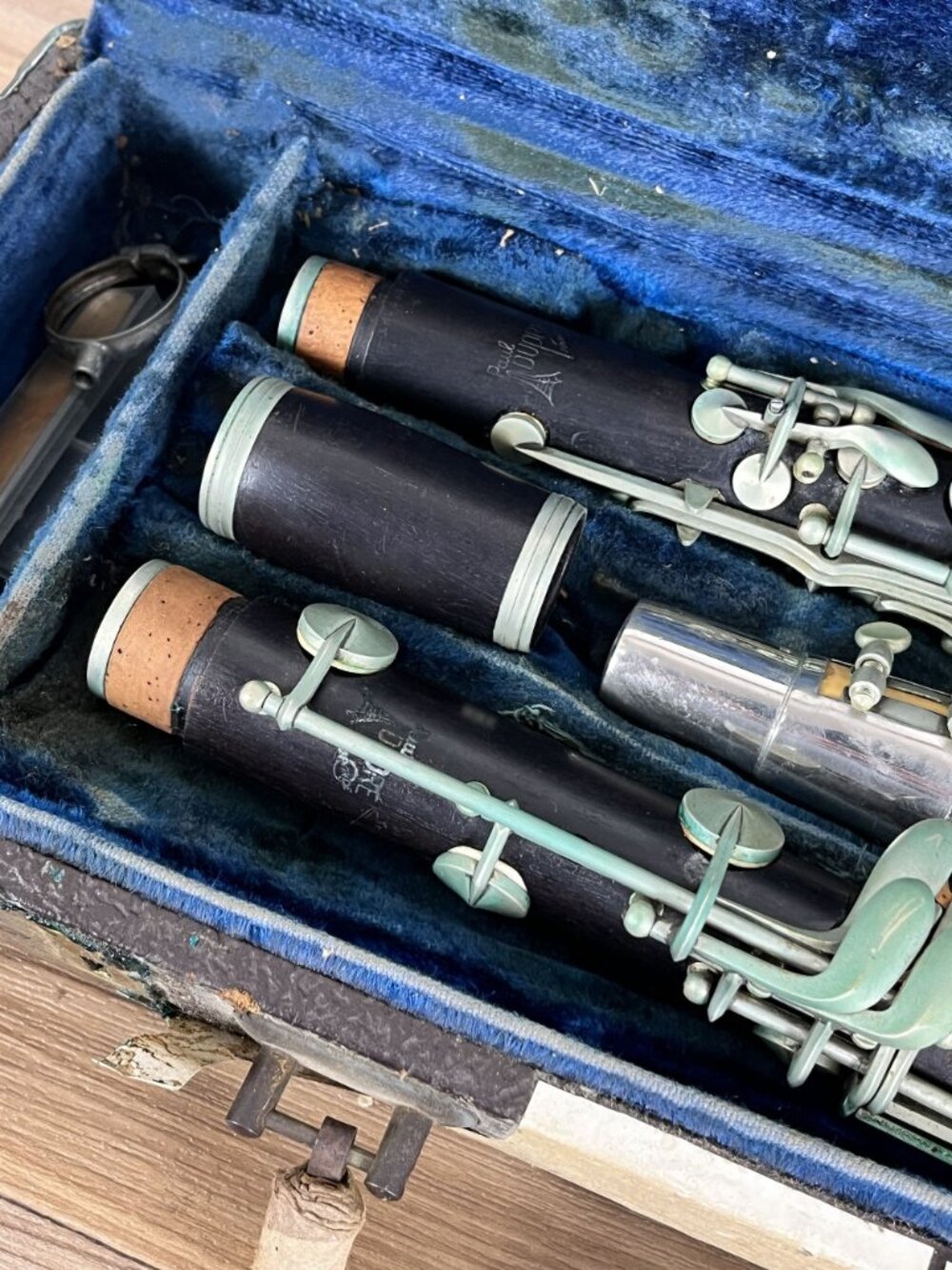Vintage Paul Dupre France Wood Clarinet Made in France With Case Read - Picture 11 of 16